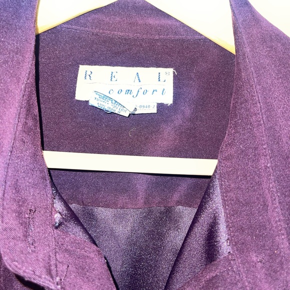 Purple Button Down Shirt - Picture 4 of 8